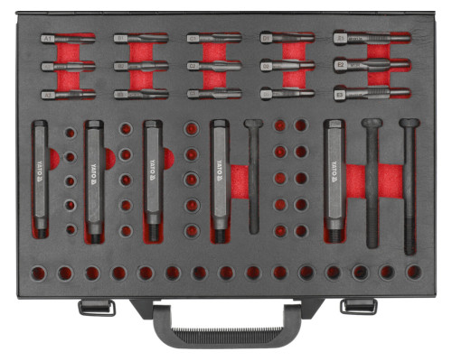 Набір для ремонту різьби "свічок" розжарювання YATO M8- М12 мм, 68 елем. [5]