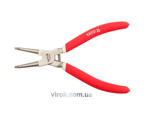 Знімач стопорних кілець YATO загн. (зжим) l=225мм [6/60]