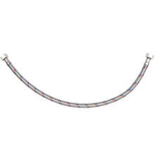 Шланг водопровідний з опліткою з нерж сталі FALA l= 500мм, Ø= 8/12, з'єднання F-3/8" х F-3/8" 1 МПа