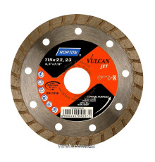 Диск алмазний VULCAN JET турбо: Ø= 115/ 22.23 мм (DW)