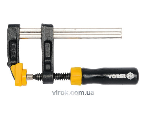 Струбцина VOREL TUV/GS, 80мм x 200мм [10/30]
