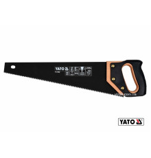 Ножівка по дереву YATO : L= 450 мм, 7 зубів/1", полотно t= 1 мм, покрите PTFE [6/24]