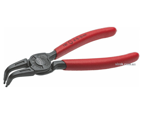 Знімач стопорних кілець NWS : вигнутий, L= 165 мм (зжим)