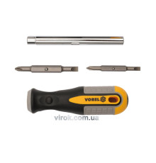 Викрутка двостороння VOREL : 6 в 1 Cr-V [12/72]