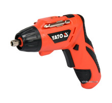 Викрутка акумуляторна YATO Li-Ion, 1.3 АхГод, 3.6 В; F=3 Nm, зі змінним корпусом [20]