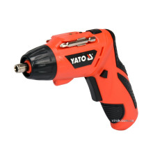 Викрутка акумуляторна YATO Li-Ion, 1.3 АхГод, 3.6 В; F=3 Nm, зі змінним корпусом [20]