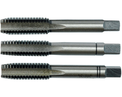 Мітчик VOREL М7 х 1 мм, l= 50 мм, набір 3 шт [25/100]