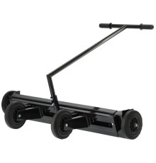 Вирівнювач грунту ручний на колесах YATO; робоча зона- 105-175х 39х 18 см, держак- 100 см [6]