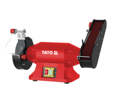 Точильный станок с пасом YATO от эл-сети 230 В, 520Вт, диск Ø= 150/25х 32 мм, пас- 50х686 мм [1]
