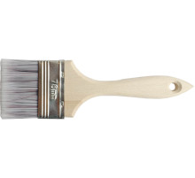 Кисть малярная плоская воскованая, b= 76 мм SUPER PROFI TM VIROK, три вида щетины