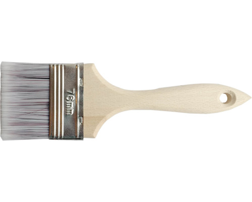 Пензель малярний плоский воскований, b= 76 мм SUPER PROFI TM VIROK, три види щетини
