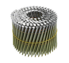 Гвозди барабанные пневматического пистолета YT-09214 VOREL: L=90мм, Ø=2.8мм, угол 15-16˚, 3000шт [1]