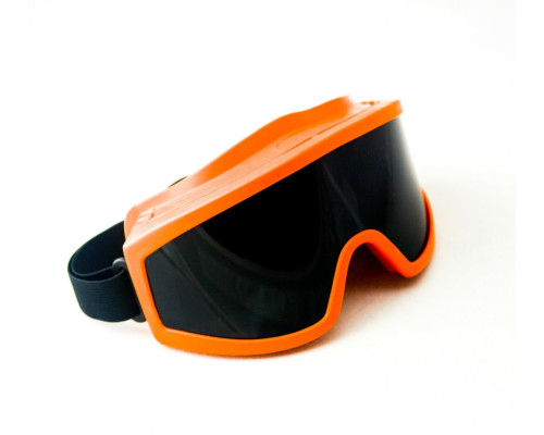 Окуляри захисні VIROK полікар,для газозварюв.чорні,покриття від запотів. та подряпин,закриті (30)