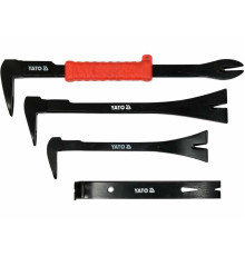 Набір ломів- цвяходерів YATO: 4 шт., l= 180/2000/250/300 мм [6/12]