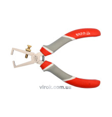 Щипці для зняття ізоляції YATO : нікельовані, L= 160 мм [6/60]