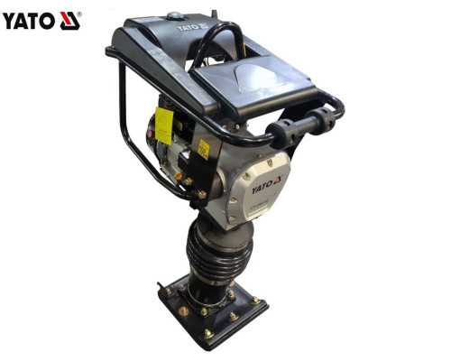 Трамбівка бензинова YATO. удар F= 10 кН, 650 уд/хв, стопа- 34,5х 28,5 см,стрибок- 6,5см