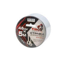 Лента алюминиевая клейкая VIROK 48мм х 5м. х 40мкм. [102]