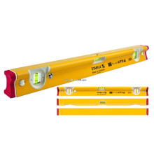 Рівень STABILA Type R 300 : L= 200 см. Надміцний профіль R. 3 капсули. 2 метр. шкали, + ковпачки