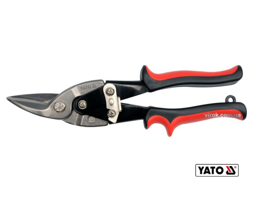 Ножницы по металлу YATO "профи": L= 250 мм, левые [6/36]