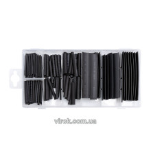 Кембрики термоусадні з витривалістю до t=125°C і електр. ізоляцією до U=600V YATO, наб 127шт. [84]