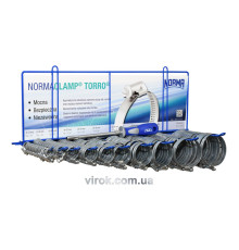 Набір хомутів металевих "TORROS" т.м. NORMA, з різними діаметрами, 365 шт.