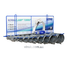 Набір хомутів металевих "TORROS" т.м. NORMA, з різними діаметрами, 365 шт.