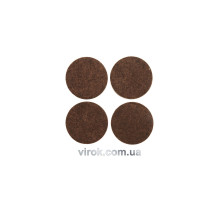 Протектор самоклеящийся войлочный VOREL, 40мм, набор 4шт.