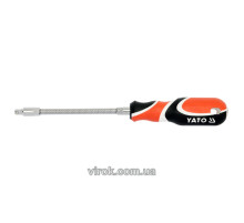 Отвертка с гибким стержнем 6-гр. YATO : HEX 1/4" x 150 мм [6/96]