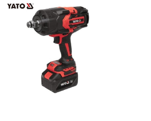 Гайковерт ударный аккумуляторный YATO: 18 В, 6 А*Год, 1300 Вт, квадрат 1", 1800-2300 Нм,
