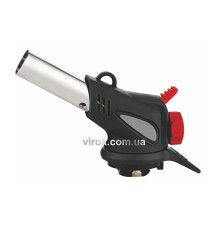 Пальник газовий VIROK з цанговим (швидким) з'єднанням, п'єзо запал, керамічне сопло [50/4]