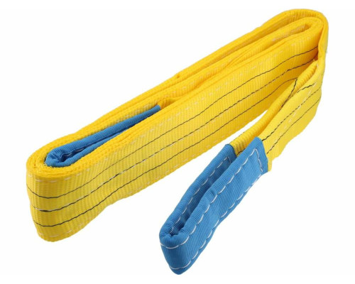 Строп ременный из полиэстера VOREL 2 петли по 35 см, общ. l=4 м, шир.- 90 мм, макс. нагруз- 3 т [12]
