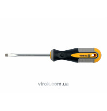Викрутка плоска VOREL : SL6 х 150 мм. Cr-V [12/36/144]