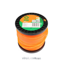 Жилка для тримера квадрат із серцевиною на котушці FLO 3 мм х 60 м [10]