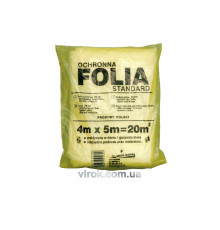 Плівка малярна VOREL захисна : 4 х 5 м, t=0,007 мм, [40]