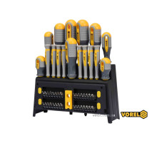 Набор отверток и отверточных насадок VOREL: Cr-V, 50 шт [6]