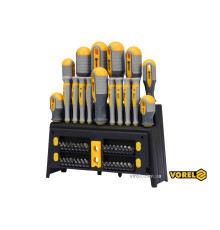 Набір викруток і викруткових насадок VOREL : Cr-V, 50 шт [6]