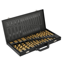 Свердла по металу YATO: HSS, Ø= 1-13 мм. покриті титаном у футлярі, 300 шт. [4]