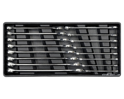 Вклад до інструментальної шафи YATO, набір комбінованих ключів 6-21 мм, 16 шт. [8]