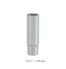 Головка торцева 6-гранна YATO : подовжена, квадрат 3/8", М= 13 мм, L= 63 мм [24/48/96]