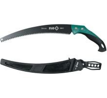 Ножовка садовая FLO, L=330 мм, 6 зубов/1", t=1,2 мм с кобурой [24]