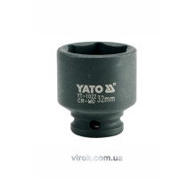 Головка торцевая ударная 6-гранная YATO: квадрат 1/2", М=32 мм, L=48 мм [20/80]