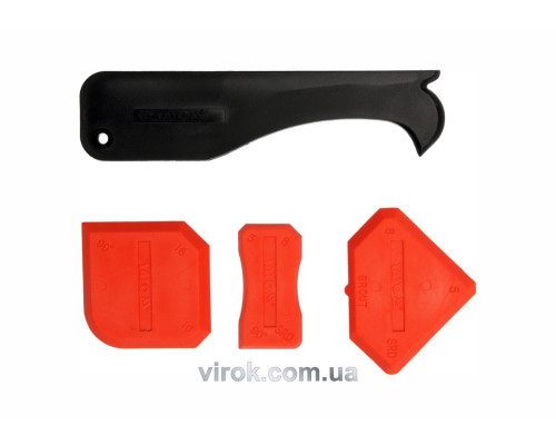 Шпатель для силікону YATO : Набір 4 Од. [20/200]