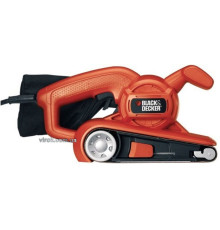 Шліфмашина стрічкова мережева B+D : P= 720 Вт, 206 м/хв, стрічка 75х457 мм [Пилозбірник]