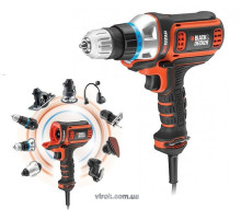 Многофункциональный сетевой инструмент B+D : P= 300 Вт, 700 об/мин, сменный патрон Ø=1-10 мм [Кейс]