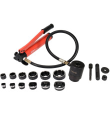 Гидравлический пробойник для отверстий YATO по листовому металлу t≤ 4 мм, Ø= 22-60 мм [1]