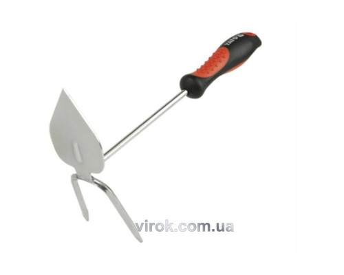 Розрихлювач комбінований YATO : L= 320 мм, ергономічна ручка [12/72]