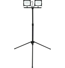 Прожектори з SMD-діодним випромін. YATO: 2x 30 Вт, 230 В, x2850 Lm, на штативі h= 0.6-1.22 м [4/24]