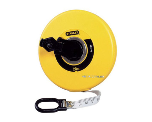 Стрічка STANLEY " FIBERGLASS " 20мх12мм, в пластмасовому корпусі