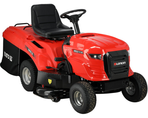 Трактор-газонокосилка бензиновый YATO 10 кВт, шир/выс покоса 1070/35-75 мм, сборник - 220 л.