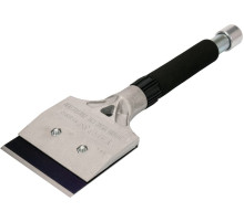 Скребок для пола YATO, L= 350 мм, 2-стр. стальное лезвие - 10 см, с ударной ручкой [6/12]